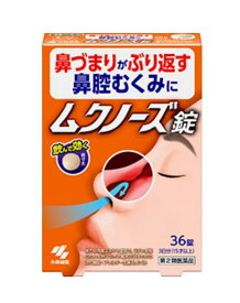 【第2類医薬品】小林製薬 ムクノーズ 錠 36錠 5個セット【送料無料】小青竜湯