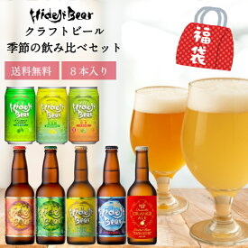 クラフトビール 季節の飲み比べ 8本 詰め合わせ 福袋 送料無料 ビール プレゼント 金賞 九州 宮崎 おしゃれ おすすめ お土産 フルーツビール 柑橘 ラガー 日向夏 高級 地ビール 冬 ギフト 瓶 缶 取り寄せ お祝い 内祝 誕生日 贅沢 2.5