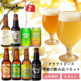 クラフトビール 季節の飲み比べ 8本 詰め合わせ セット 送料無料 ビール プレゼント 金賞 九州 宮崎 おしゃれ おすすめ お土産 フルーツビール 柑橘 ラガー 日向夏 栗黒 スタウト フレッシュホップ かぼす 高級 地ビール ギフト 瓶 缶 取り寄せ お祝い 内祝 誕生日 贅沢11.6
