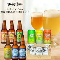クラフトビール 飲み比べ 季節の12本 詰め合わせ 福袋 ビール ギフト セット 送料無料 プレミアム 高級 …