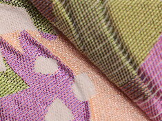 楽天市場 フランス Dutel アセテートポリエステル 膨れ摘みジャガード Popチューリップ パステルモーブピンク F オーダーカット生地 10cm単位 Rcp ヨーロッパ服地のひでき