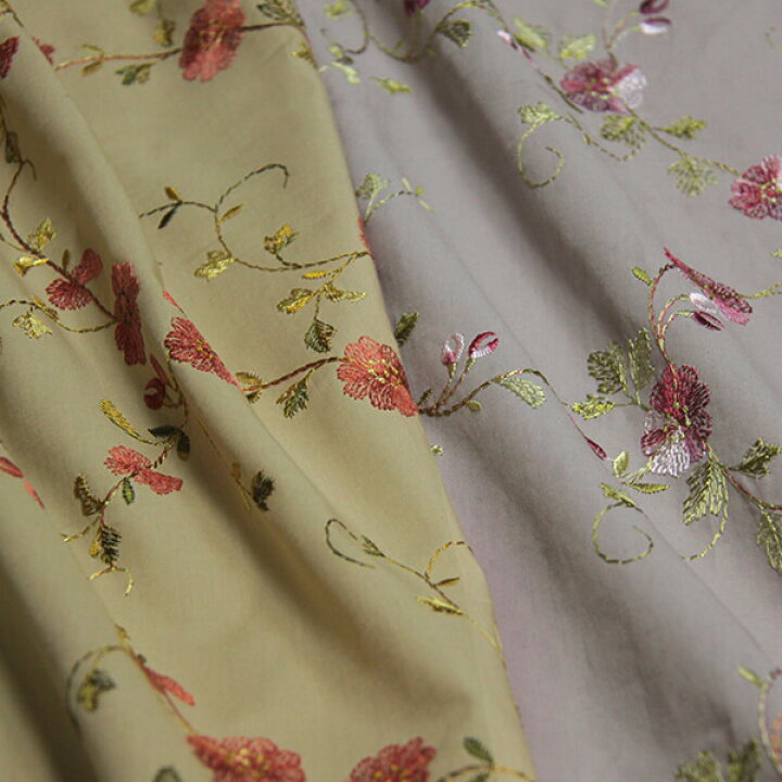 楽天市場】フランス Albert Guegain コットンエンブロイダリー ループ  