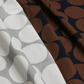 日本製 コットン シーチング クラムドビッグ ラフドットプリント バイカラー 全2色 J[オーダーカット生地 10cm単位] 【RCP】