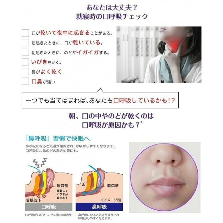 楽天市場 マウステープ 口閉じテープ 口閉じるテープ 口閉じ 1日分 鼻呼吸 テープ いびき 口 乾燥 防止 安眠 グッズ 快眠 シール てーぷ 睡眠 テープ Ds 4セット Hidekistore