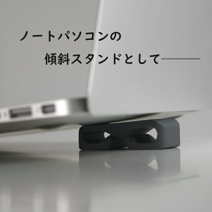 楽天市場 メール便送料込 コード 収納 ノートパソコン 傾斜 スタンド まとめる クリップ 巻き取り コードホルダー ケーブルホルダー おしゃれ デザイン ノートpc 傾き 持ち運び 便利グッズ プレゼント ギフト ヒッププロダクトファクトリー バンディット ハイド