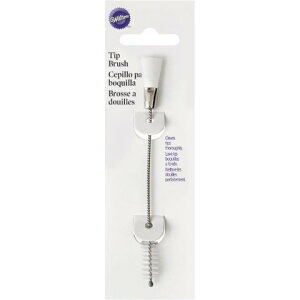 Wilton チップブラシ 口金用洗浄ブラシ 口金 洗い方 ブラシ ケーキ作り クリーム ケーキ デコレーション 絞り袋 お菓子作り 道具 製菓道具 ラウンドチップ ウィルトン デコレーションケーキ