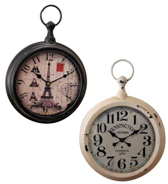 楽天市場 時計 壁掛け インテリア おしゃれ 壁掛け時計 北欧 レトロ かわいい シンプル アナログ 掛け時計 かっこいい 個性的 掛時計 ヴィンテージ ビンテージ アンティーク スチールリムクロック 17cm 1j 062 ハイドアウト