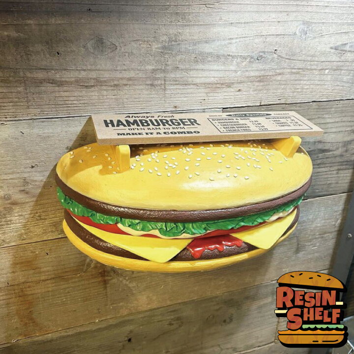 楽天市場】ディスプレイ シェルフ ハンバーガー アメリカン ダイナー 