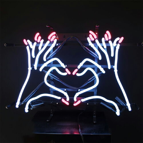 楽天市場 送料無料 ネオンサイン 看板 ネオン管 ネオンライト Neon Sign インテリア 店舗用 ガラス管 電飾看板 おしゃれ アメリカン雑貨 アメリカ雑貨 カフェ Bar バー レストラン Heart Hand ハイドアウト