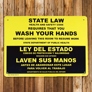�y��z�� �������z�y�Ŕz�v���X�`�b�N�T�C���{�[�h ��􂢌��� (WASH YOUR HANDS) [CA-15] �� �j�O�C���e���A ���b�Z�[�W �T�C���v���[�g �A�����J���G��