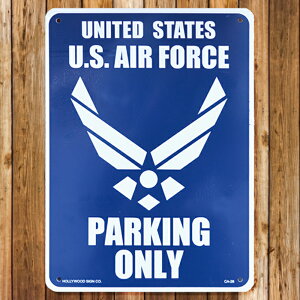 �y��z�� �������z�y�Ŕz�v���X�`�b�N�T�C���{�[�h �ċ�R��p���ԏ� (AIR FORCE PARKING ONLY) [CA-28] �� �j�O�C���e���A ���b�Z�[�W �T�C���v���[�g �A�����J���G��