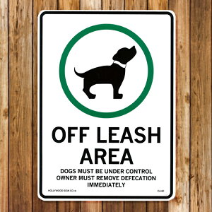 �y��z�� �������z�y�Ŕz�v���X�`�b�N�T�C���{�[�h ������� (OFF LEASH AREA) [CA-60] �� �j�O�C���e���A ���b�Z�[�W �T�C���v���[�g �A�����J���G��