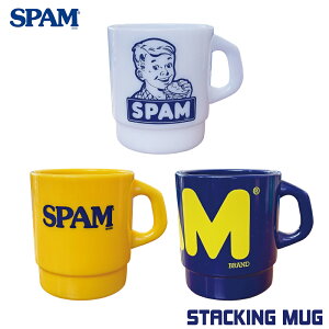 SPAM �v���X�`�b�N �X�^�b�L���O�}�O ���{�� �A�E�g�h�A �}�O�J�b�v �f�U�C�� �A�����J �A�����J���G�� �X�p�� �O�b�Y �O�b�c �M�t�g �v���[���g �� STACKING MUG-SPAM