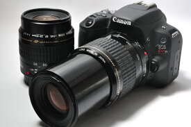 【中古】【1ヶ月保証】Canon キャノン EOS Kiss X9 ダブルズームセット ブラック デジタル一眼レフ SDカード付き