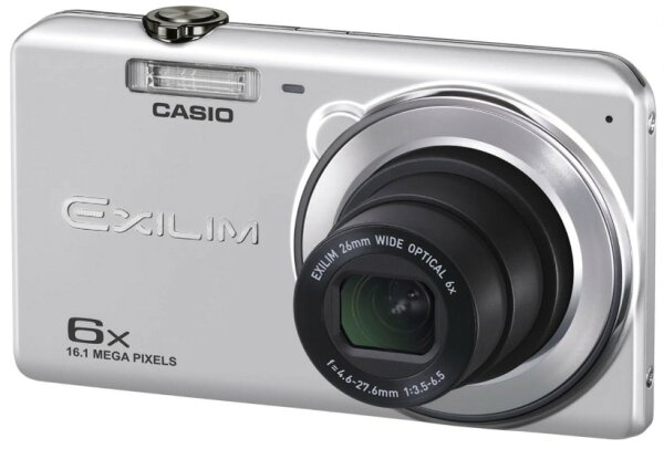 【中古】【1ヶ月保証】カシオ CASIO デジタルカメラ EXILIM EX-ZS27 シルバー 広角26mm 光学6倍ズーム プレミアムオート 1610万画素