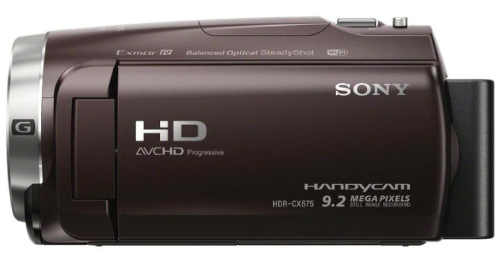 Amazon.co.jp: SONY ビデオカメラHDR-CX675 32GB 光学30倍 ボルドー 