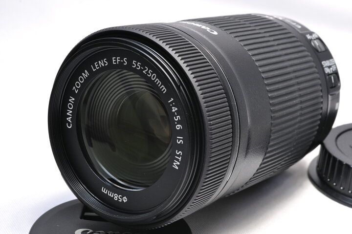 中古】「非常に良い」キヤノン EF-S55-250mm F4-5.6 IS STM※EF-Sレンズ  