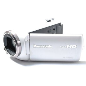 【中古】【1ヶ月保証】 ビデオカメラ パナソニック Panasonic HDビデオカメラ V360M 16GB 高倍率90倍ズーム ホワイト HC-V360M-W SDカード付き