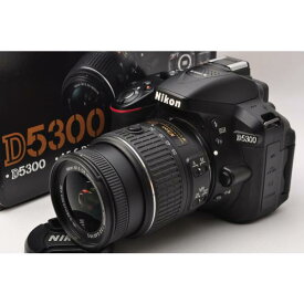 【中古】【1ヶ月保証】 ニコン Nikon D5300 レンズキット ブラック SDカード付き