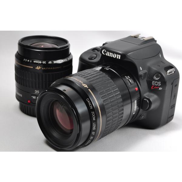 全日本送料無料 一眼レフカメラ キヤノン Canon EOS kiss X7 標準