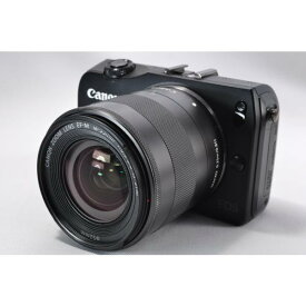 【中古】【1ヶ月保証】 キヤノン Canon EOS M レンズキット ブラック ミラーレス一眼 SDカード付き