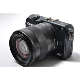 【中古】【1ヶ月保証】 キヤノン Canon EOS M2 レンズキット ブラック SDカード付き ミラーレス一眼