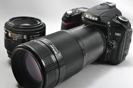 【中古】【1ヶ月保証】 Nikon ニコン D90 標準＆超望遠ダブルズームセット SDカード付き