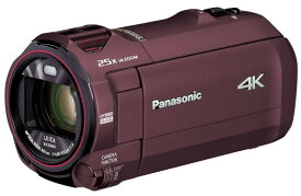 【中古】【1ヶ月保証】 ビデオカメラ パナソニック Panasonic 4Kビデオカメラ VX992M 64GB 光学20倍ズーム カカオブラウン HC-VX992M-T SDカード付き