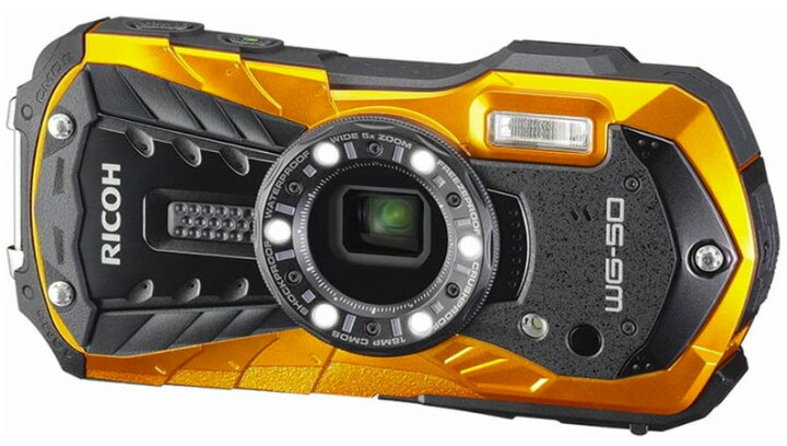 楽天市場】【中古】【1ヶ月保証】 リコー RICOH WG-50 オレンジ 防水 