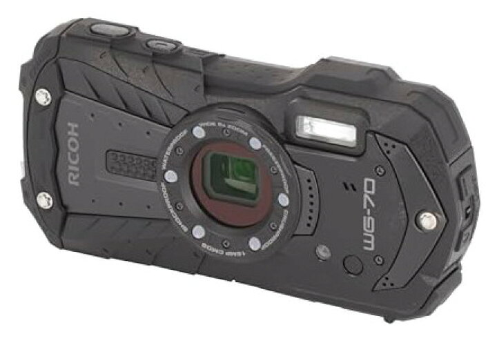 楽天市場】【中古】【1ヶ月保証】 RICOH リコー WG-70 ブラック 本格 