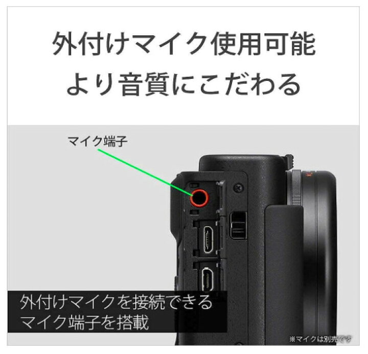 楽天市場】【中古】【1ヶ月保証】ソニー SONY Vlog用カメラ VLOGCAM 