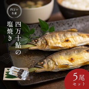 【送料無料】 四万十鮎 の 塩焼き 5尾 セット