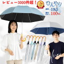日傘 晴雨兼用 メンズ レディース 長傘 大きい 60cm 遮熱 遮光率100% UVカット率100% 紫外線対策 熱中症対策 通勤 通学 スポーツ観戦 男の日傘 おすすめ 人気 大きめ 丈夫 ワンタッチ ジャンプ傘 無地 ひんやり傘 リーベン 0104