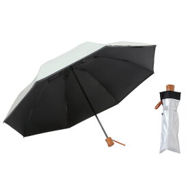 日傘 晴雨兼用 大きい折りたたみ傘 60cm×8本骨 メンズ レディース 3つ折 UPF50+ UVカット率・遮光率99％以上 遮熱 ひんやり傘 折り畳み 男性 女性 LIEBEN-0585