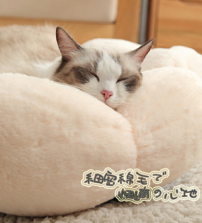楽天市場 花の形 ペット用クッション ペットベッド ペットハウス 猫のミニハウス おもしろグッズ 介護 猫犬兼用 可愛い 洗える ペットグッズ ペット用品 ピンク グリーン ベージュ Flame Fashion楽天市場店