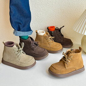 キッズ マーティンブーツ ベビー ブーツ 子供靴 秋冬 防寒 保温 加绒 男の子 女の子 中童 小童 レースアップ サイドジッパー 軽量 柔らかい 履きやすい 安定歩行 英国風 韓国風 ショートブーツ カジュアル 通園 通学 おしゃれ 可愛い 滑りにくい クッション底