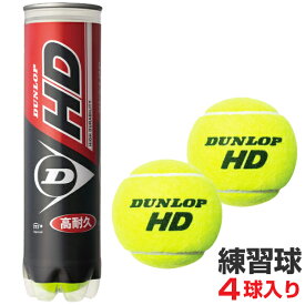 DUNLOP HD ダンロップHD 硬式テニスボール4球入
