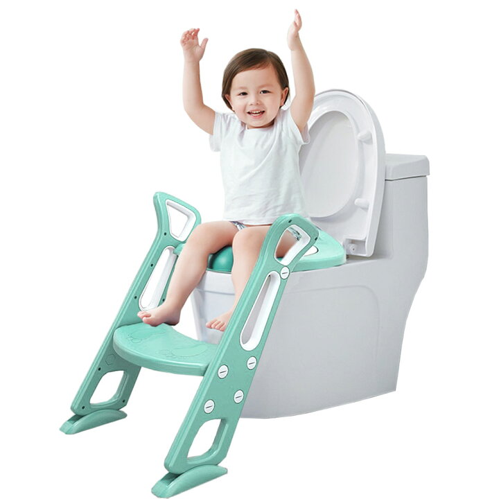 楽天市場 5倍ポイントup期間中 補助便座 ステップ トイレトレーニング おまる 組み立て 踏み台 子供 トイレ 子供用トイレ キッズ用トイレ 階段式 High High 楽天市場店