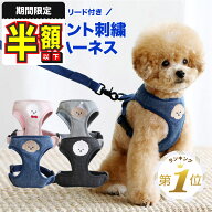 1位受賞【期間限定100円OFFクーポン】 ハーネス 犬 リード 小型犬 可愛い 抜けない ハーネスベルト 首輪 …