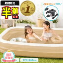 【期間限定1000円OFFクーポン】【電動ポンプ付き】 プール ビニールプール 子供用 子ども用 子供 大型 小さい 家庭用…