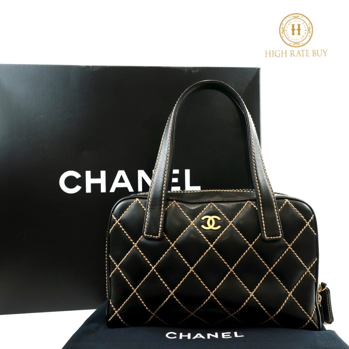楽天市場】【極美品】CHANEL シャネル マトラッセ ワイルドステッチ 