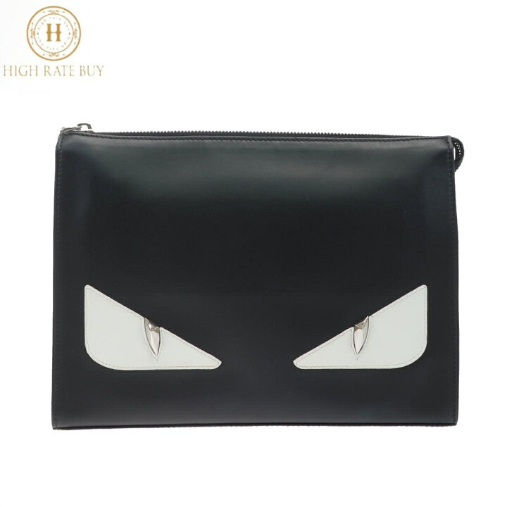 楽天市場】【極美品】FENDI フェンディ MONSTER モンスター クラッチ  