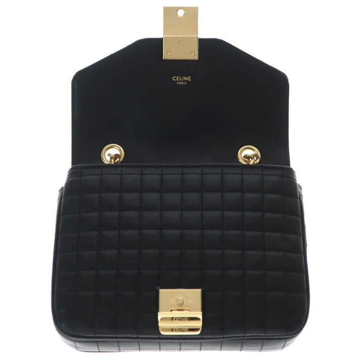 楽天市場】【新品同様】CELINE セリーヌ スモールC チェーンショルダー 