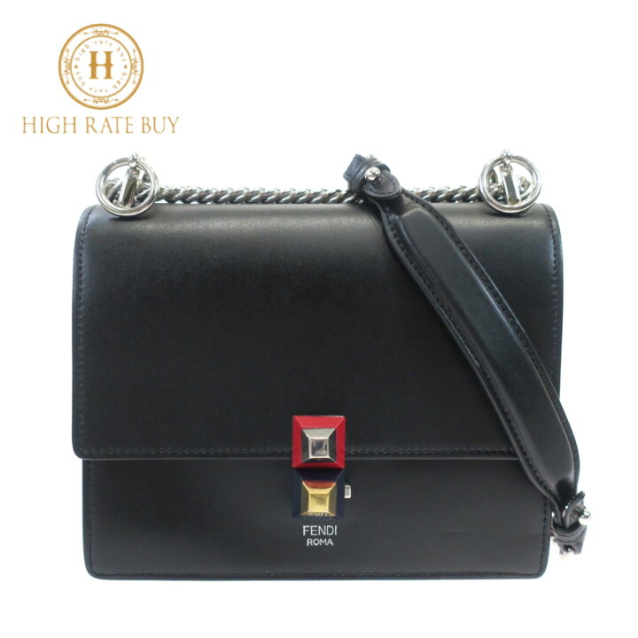 楽天市場】【新品同様】FENDI フェンディ キャナイ スタッズ チェーン 