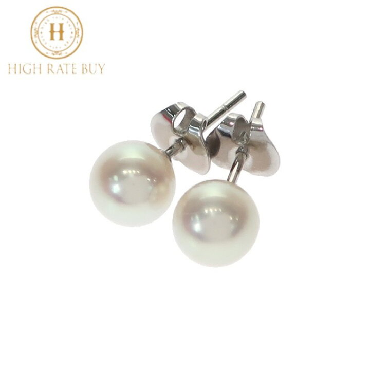 楽天市場】【新品同様】TASAKI タサキ パールピアス K18WG 750  