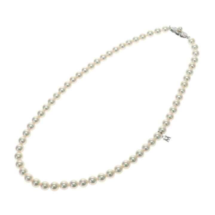楽天市場】【新品同様】MIKIMOTO ミキモト パールネックレス Mチャーム 