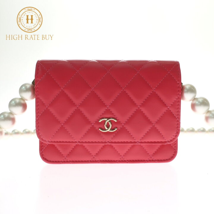 楽天市場】【新品同様】CHANEL シャネル マトラッセ パールチェーン 