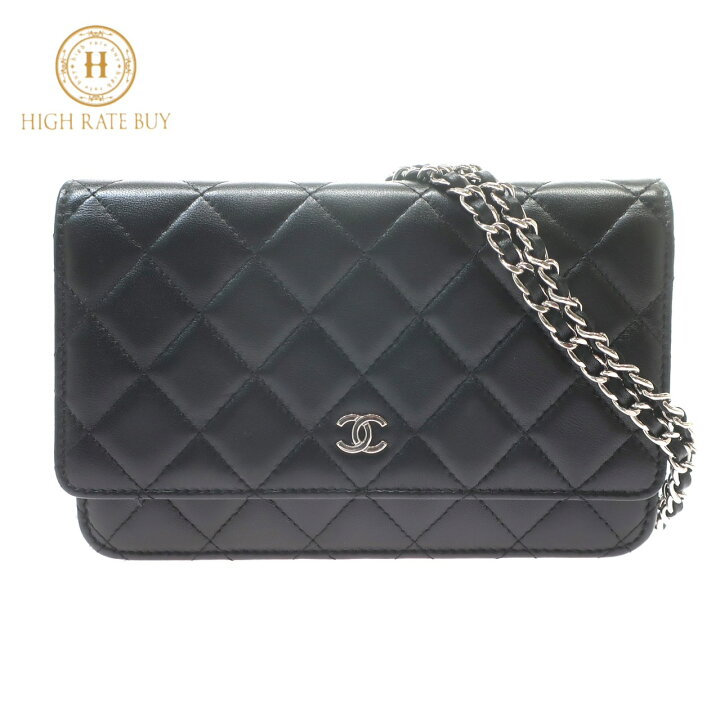 楽天市場】【極美品】CHANEL シャネル マトラッセ チェーンウォレット 