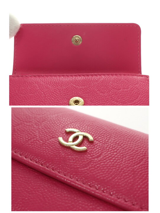楽天市場】【美品】CHANEL シャネル カメリア エンボス コンパクト 三