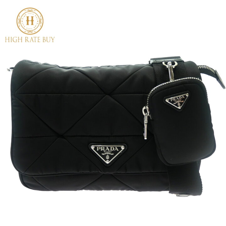 楽天市場】【新品同様】PRADA プラダ ショルダーバッグ パデッド Re  
